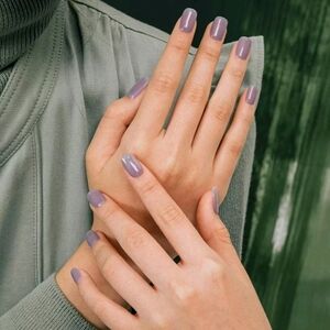 Ohora semi cured gel nail strips PURPLE "Hyacinth" New Box!